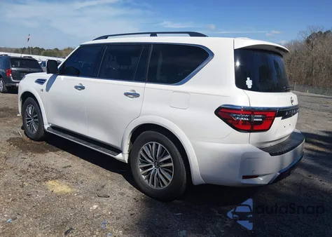 2021 Nissan Armada Sl 2Wd z USA, uszkodzony, nr VIN JN8AY2BA2M9372461